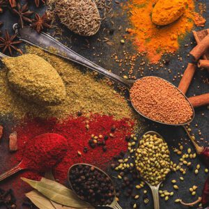 Alphabetical list of spices